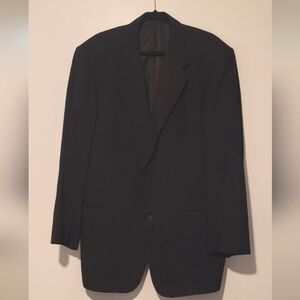 Pierre Cardin 2- Button Wool Blazer Men's 43L Navy